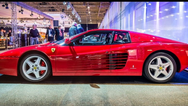 Red 1992 Ferrari Testarossa