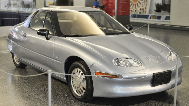 GM EV1 showroom floor