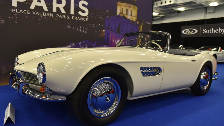 BMW 507 showroom display white