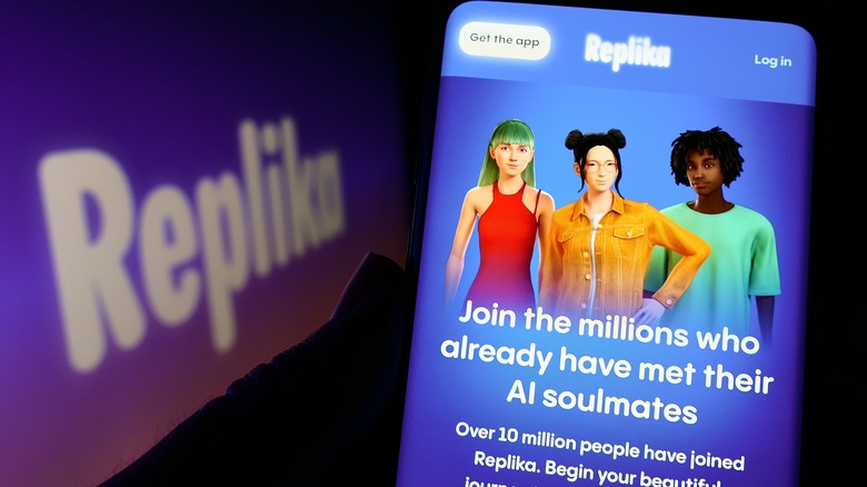 Replika on phone