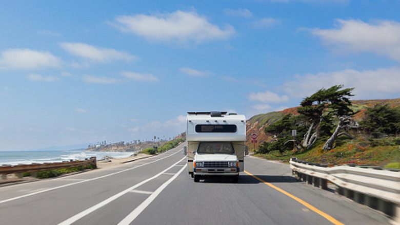 motorhome on highway