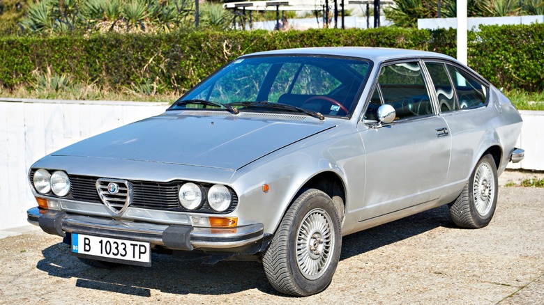 Parked 1975 Alfa Romeo Alfetta GT
