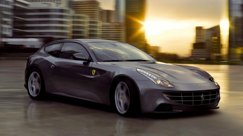 Ferrari FF at sunset