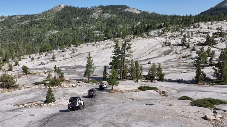 off-roaders on rubicon trail