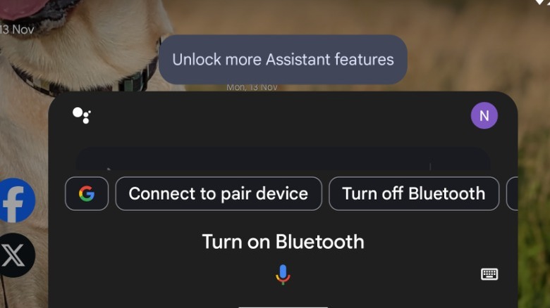 Google Assistant changing Bluetooth settings