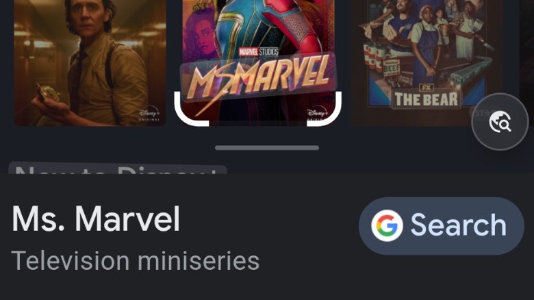 Google Assistant searching for images