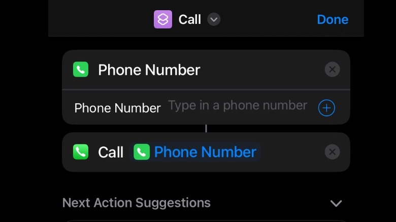 Speed dial shortcut