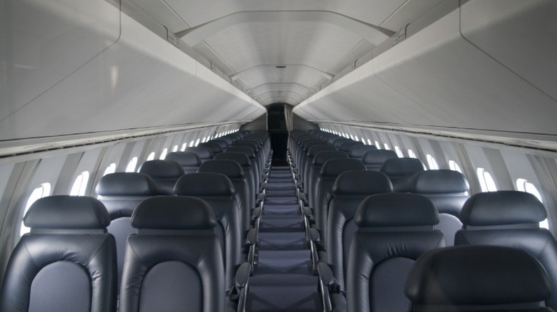 Concorde passenger compartment