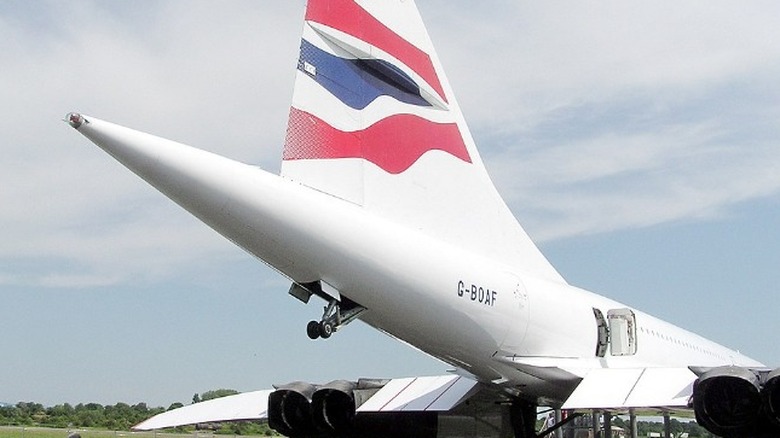 Concorde tail section