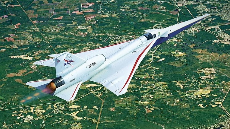 NASA X-59 rendering