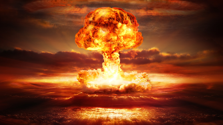 atomic bomb mushroom cloud