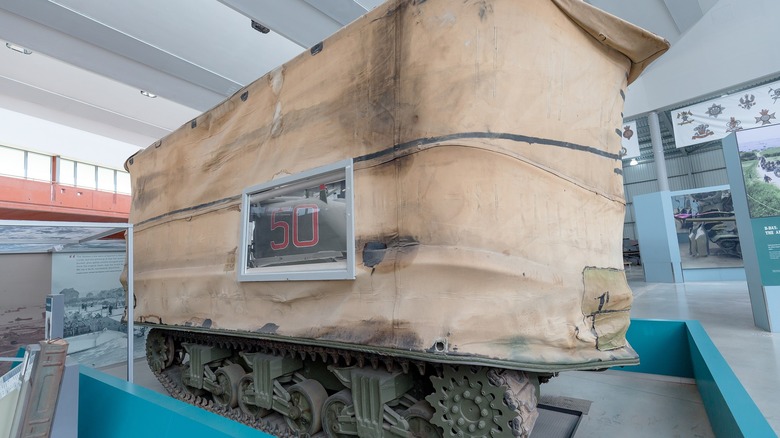 M4A2 Sherman DD in museum