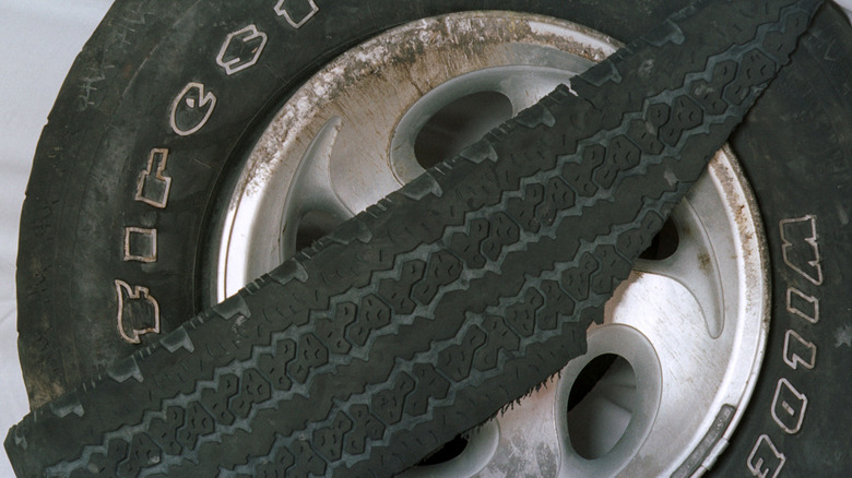Recalled Ford Explorer Firestone tire