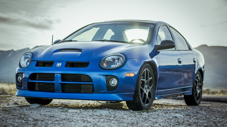 Blue Dodge Neon SRT-4