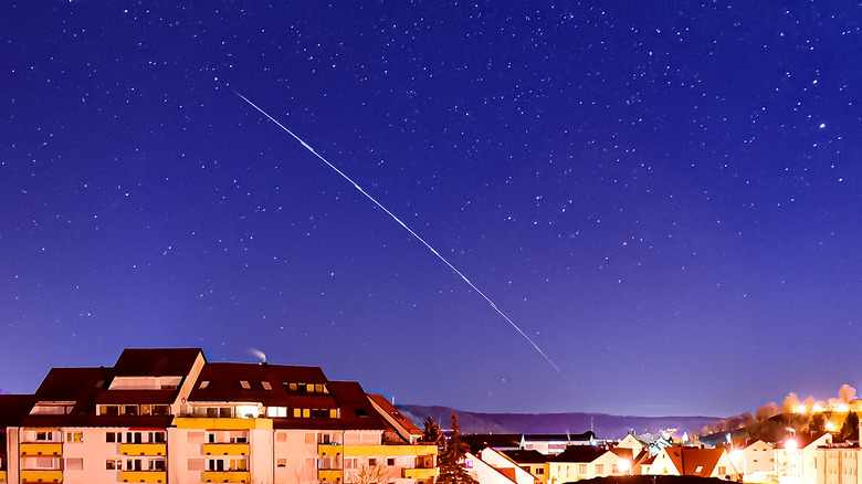 Geostationary satellite stars orbit GEO
