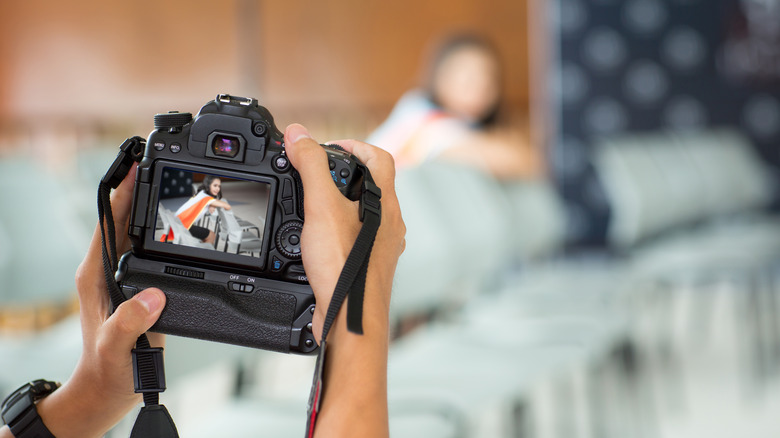 image depicted on camera back-screen