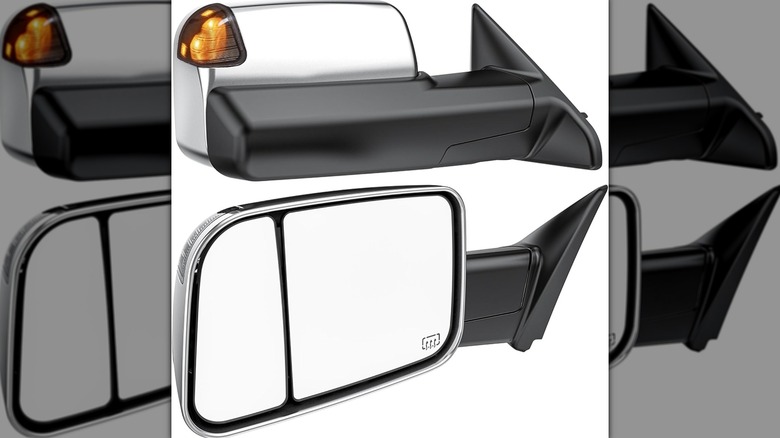 Whalemotor Power Heated Tow Mirror for Dodge Ram 1500
