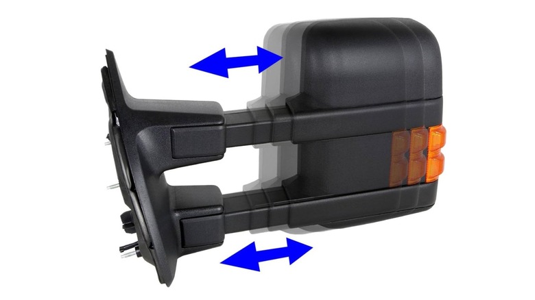Auto Dynasty Towing Mirrors for Ford Super Duty telescoping