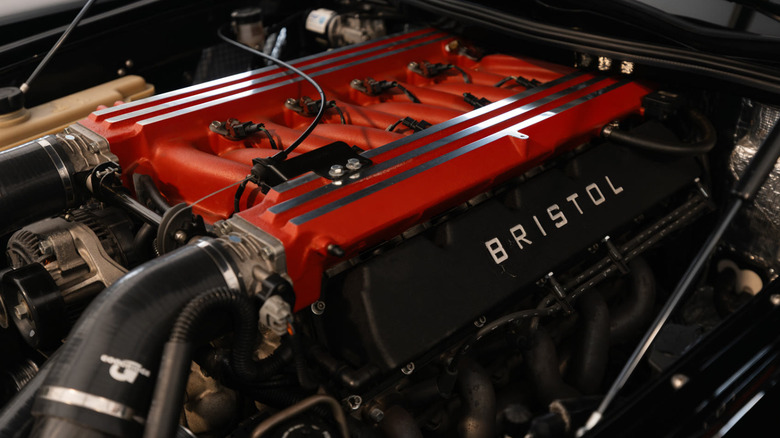 Viper V10 engine in a Bristol Fighter engine bay