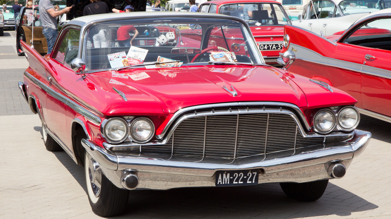 DeSoto Adventurer parked car show