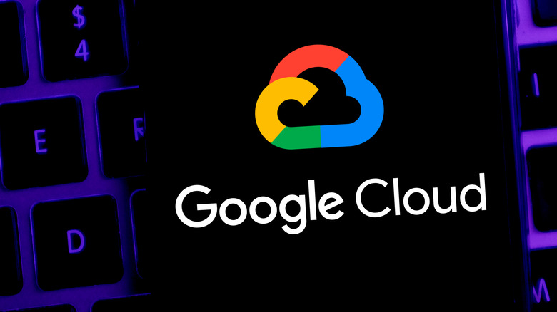 Google cloud on screen