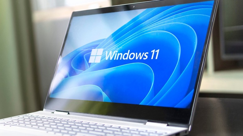 laptop with windows 11