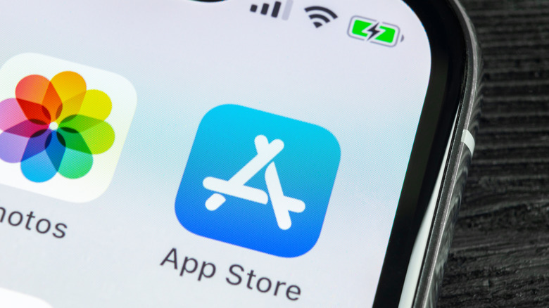 App Store icon on iPhone