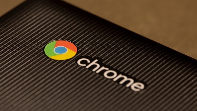 chromebook logo laptop lid