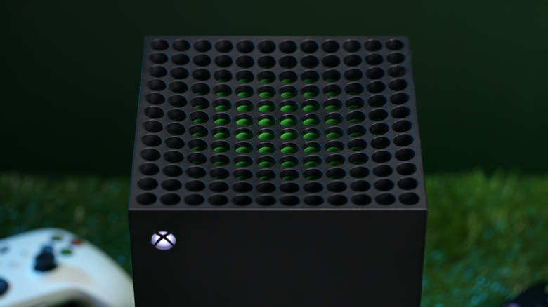 Xbox Series X with controller
