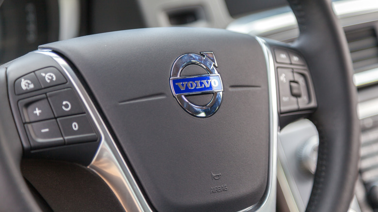 Volvo steering wheel