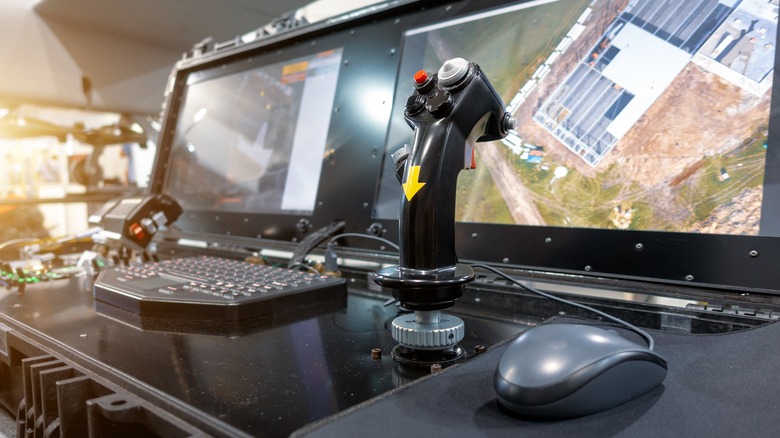 a military drone control system