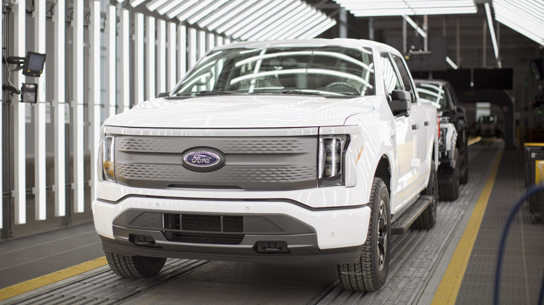 Ford F-150 Lightning assembly line