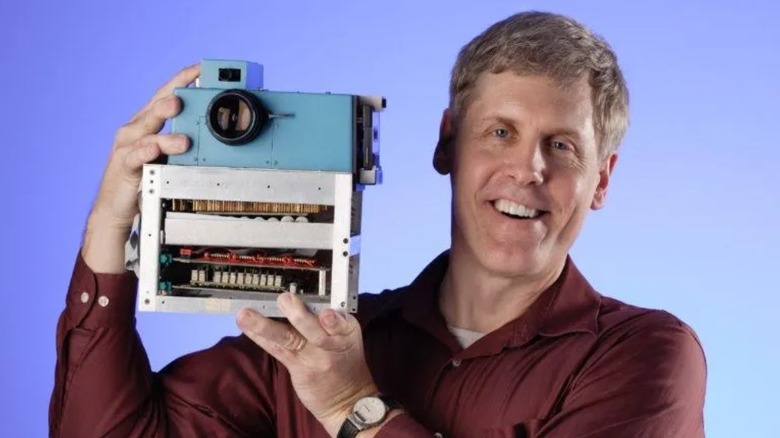 Steve Sasson and his digital camera