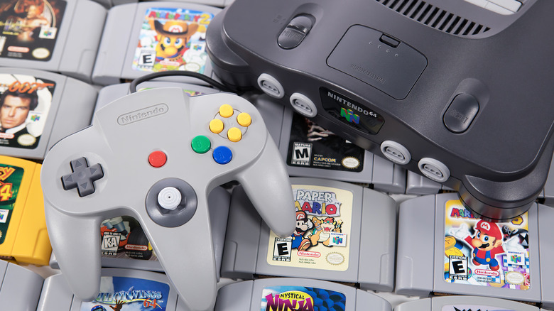 Nintendo 64 on top of iconic games
