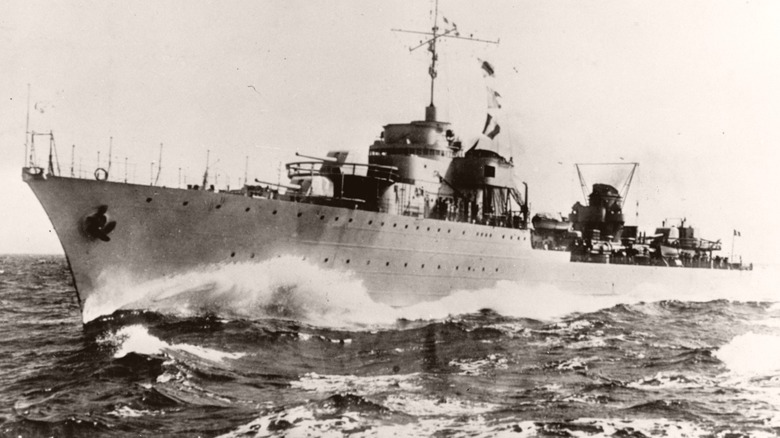 Le Terrible conducting sea trials
