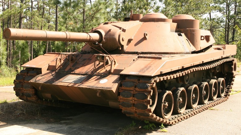 An XM803 surrogate at the Armor and Cavalry Collection