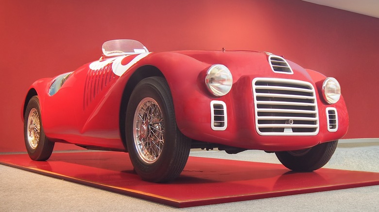 1947 Ferrari 125 S on display
