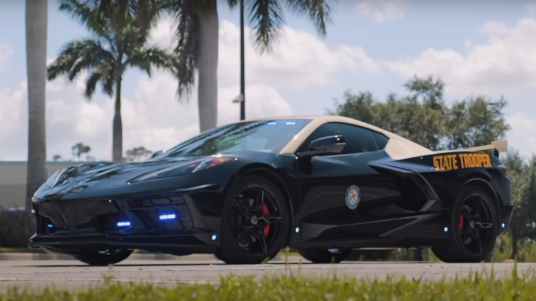 Video promoting the use of the FHP Corvette against speeders
