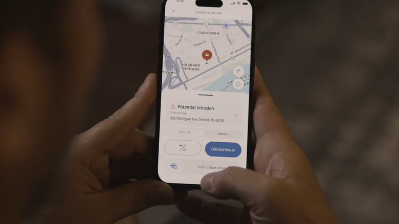 Ford Start Inhibit feature on the FordPass mobile app.