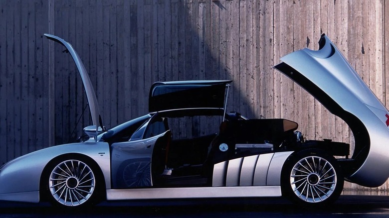 1997 Alfa Romeo Scighera side view doors open