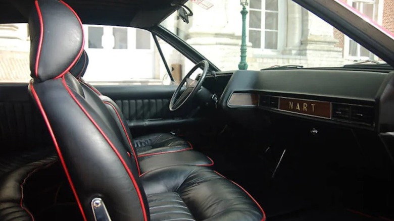 Interior view of Cadillac NART Zagato concept