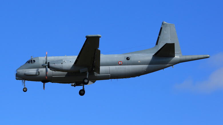 an Atlantic in flight