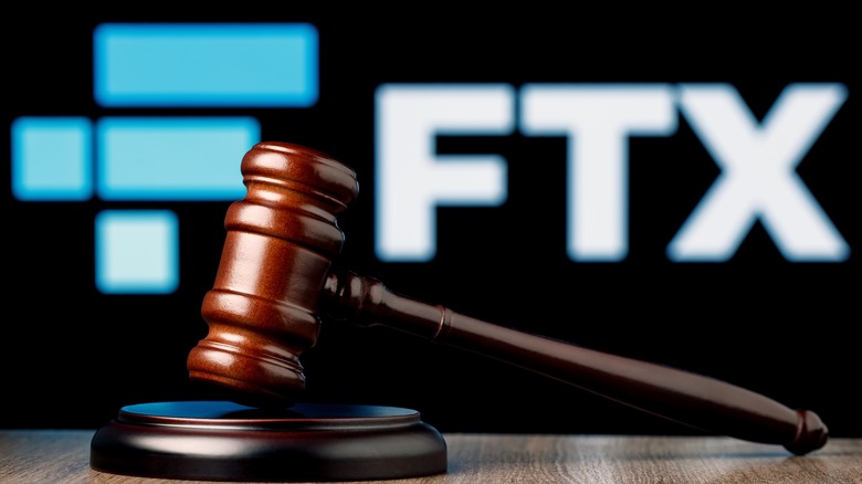 Artistic view of FTX facing legal action.