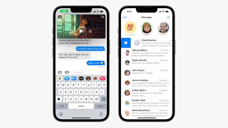 New messaging features on iOS 16