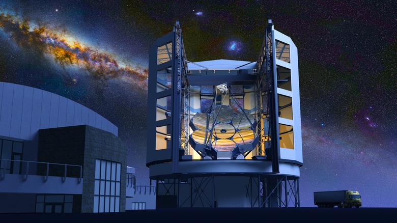 Giant Magellan Telescope rendering