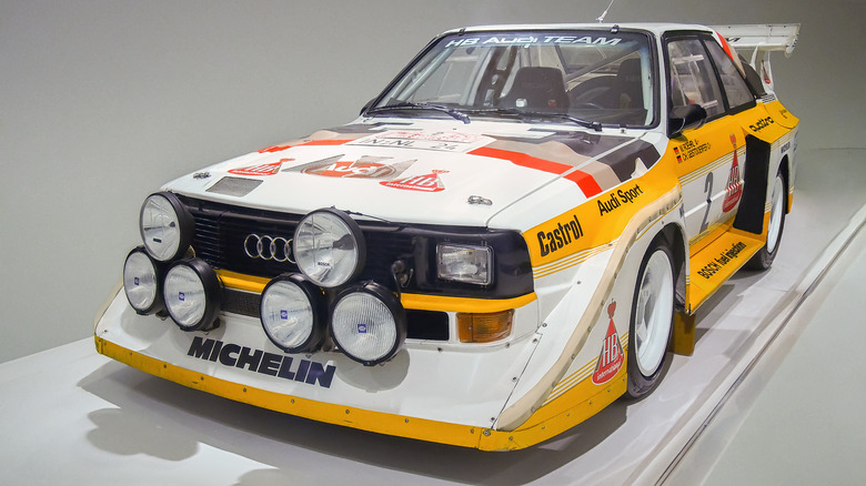 Audi Sport Quattro S1 on display