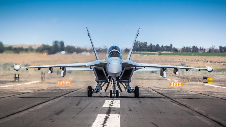 Growler on runway