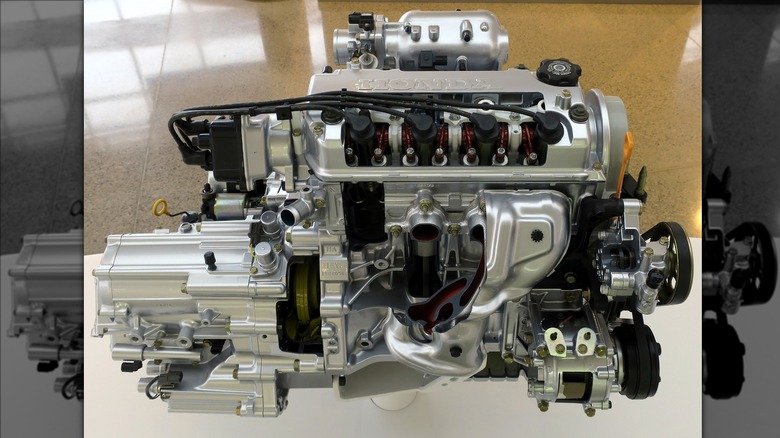 1996 VTEC engine in museum