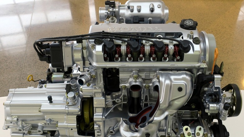 1996 VTEC engine in museum