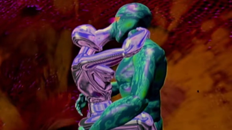 Image of Cyberspace as seen in The Lawnmower Man
